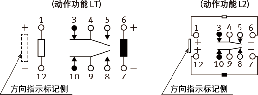 内部接线图(BOTTOM VIEW) (复位状态)