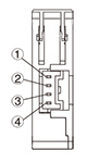 NPN输出型 FX-10□(-Z/-CC2) 端子排列图