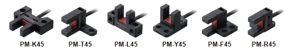 放大器内置・U型微型光电传感器[小型・电缆型] PM-45