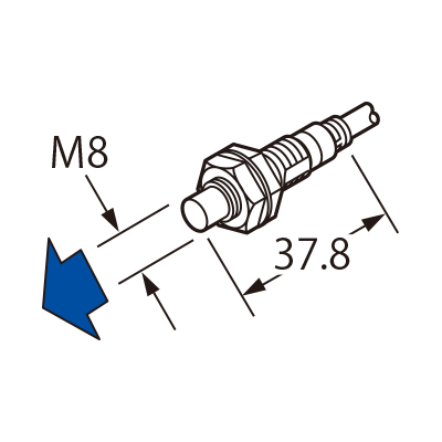 圆柱形接近传感器[放大器内置・直流3线式] GX-300
