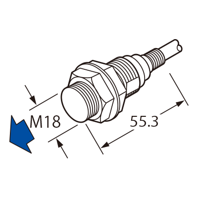 圆柱形接近传感器[放大器内置・直流3线式] GX-300