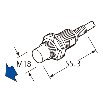 圆柱形接近传感器[放大器内置・直流3线式] GX-300