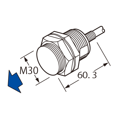 圆柱形接近传感器[放大器内置・直流3线式] GX-300