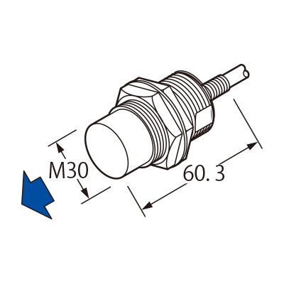 圆柱形接近传感器[放大器内置・直流3线式] GX-300