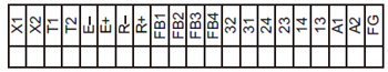 SF-C12 端子排列图