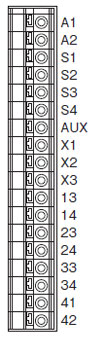 SF-C13 端子配列図