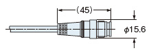 中继连接器型(带光轴无效功能)SF4B-□CA-J05的连接器部