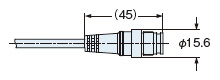 中继连接器型(带光轴无效功能)SF4B-□CA-J05的连接器部